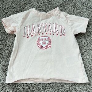 H&M Pink Baby Toddler HARVARD Shirt
